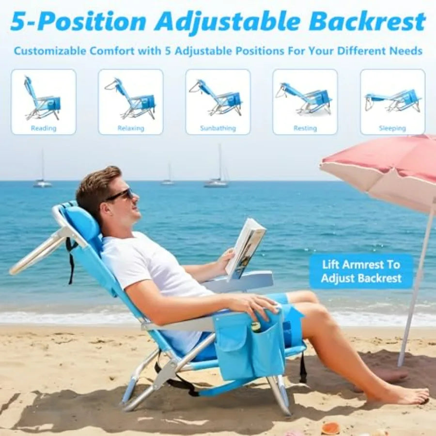 Folding Backpack Beach Chair