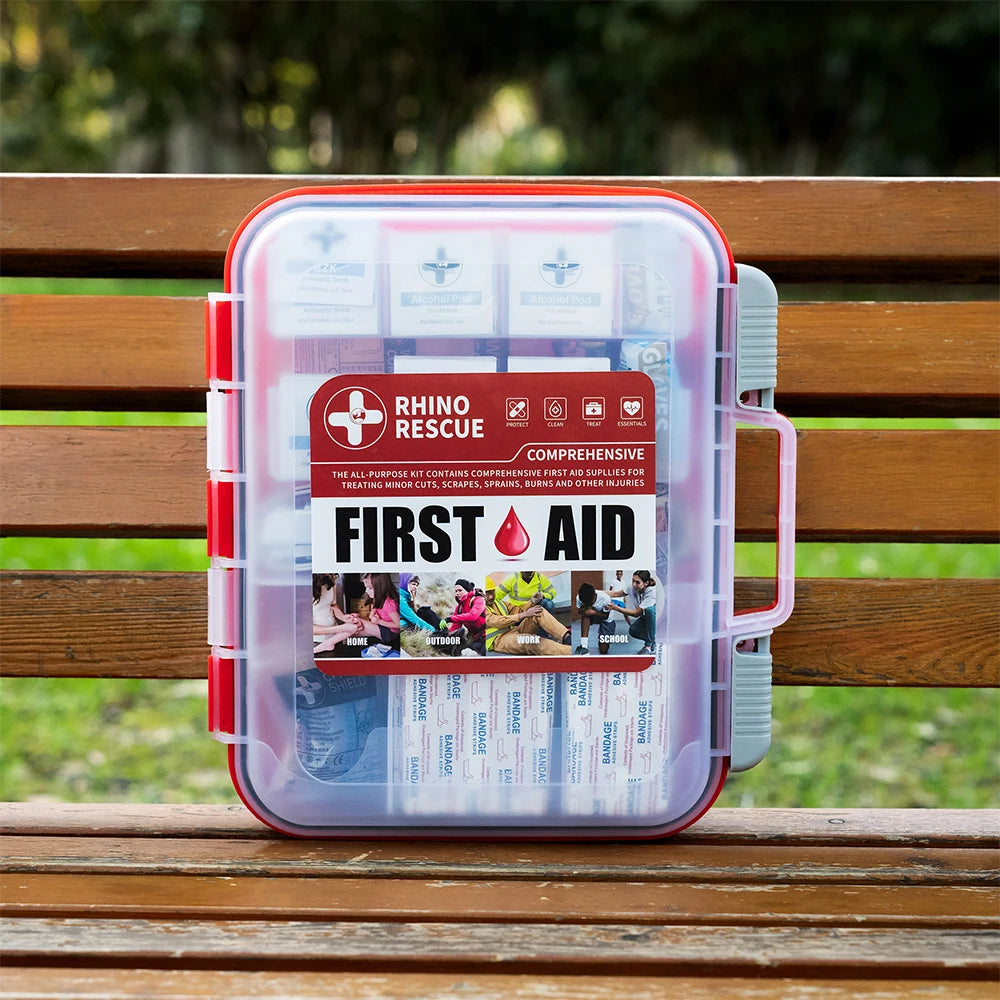 350 Pieces OSHA All-Purpose First Aid Kit Medical Supplies