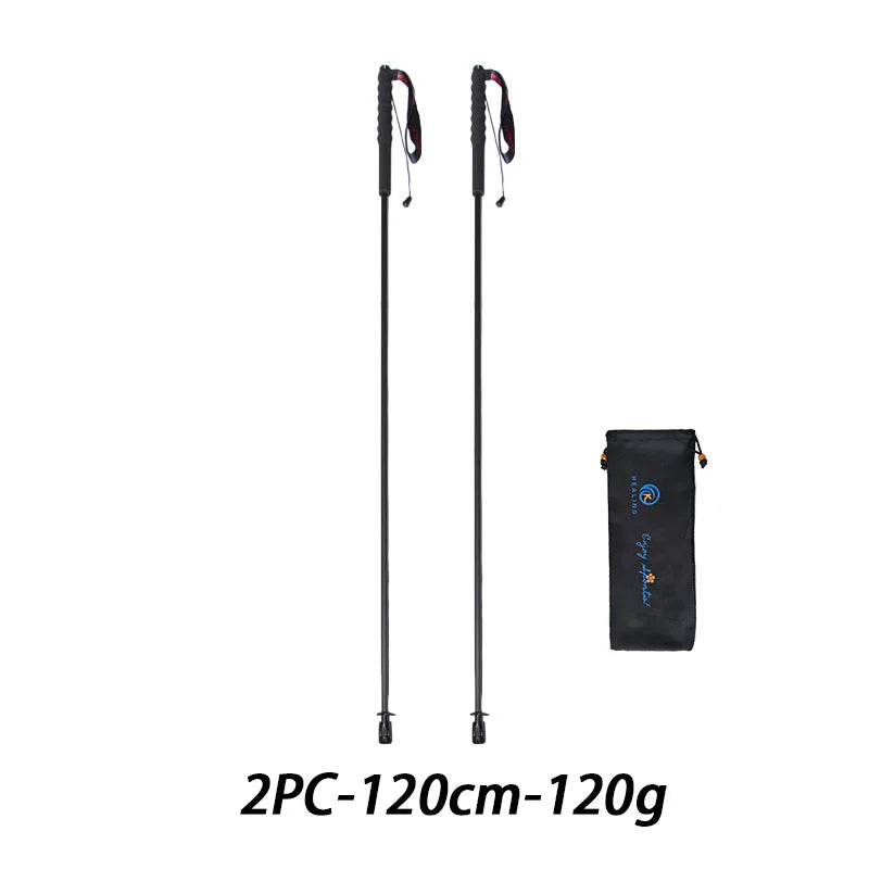 110g Ultra-Light Foldable Carbon Fiber Trekking Poles – Hiking Sticks, Walking Sticks for Trekking & Hiking