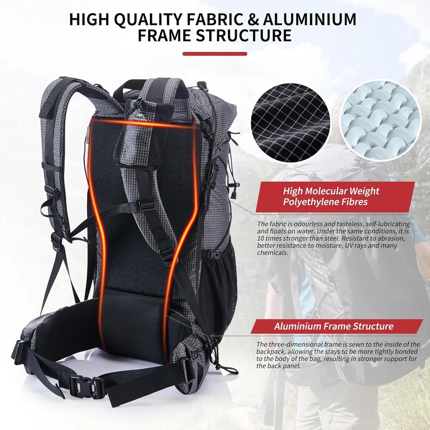40L / 60L Outdoor Hiking Backpack