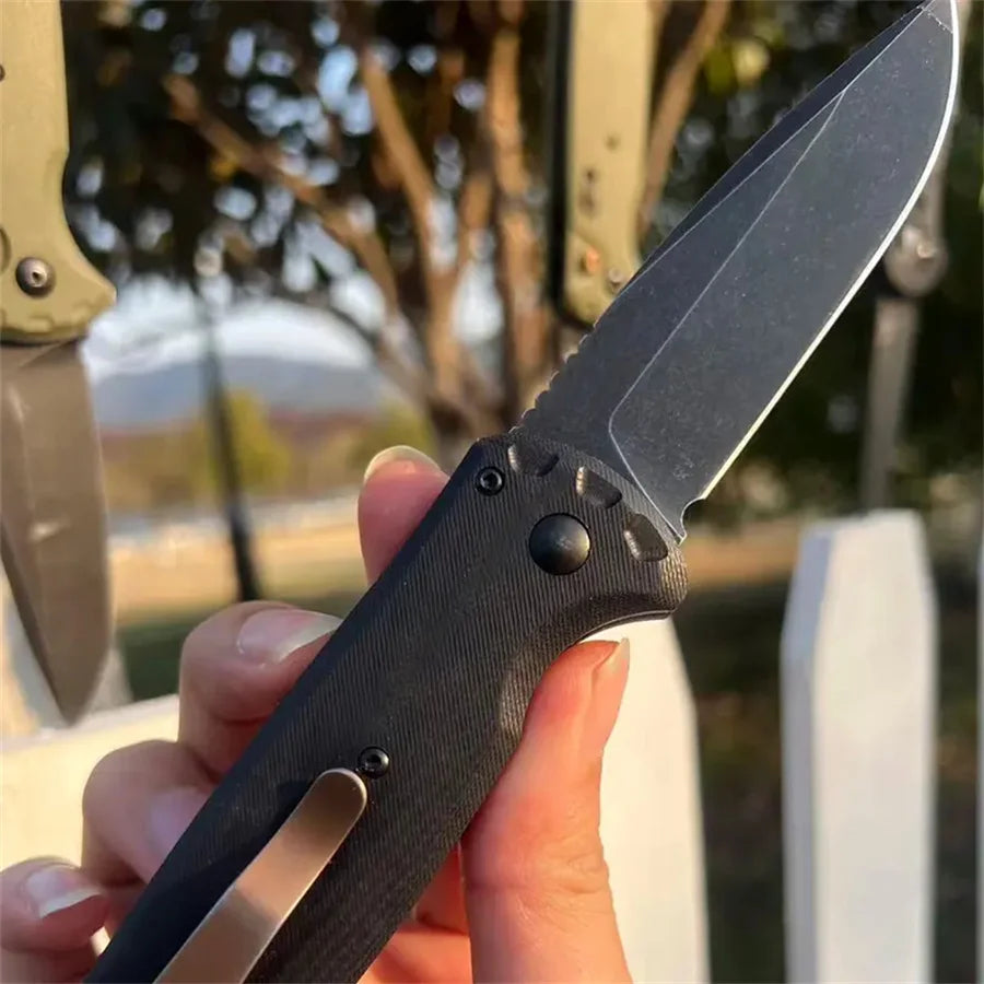 BM 4300 Folding Knife with G10 Handle