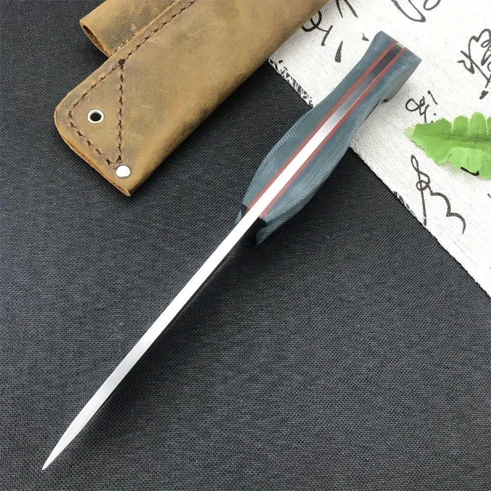 BM 162 Fixed Blade Knife — S30V Steel, G10 Handle, Cowhide Sheath