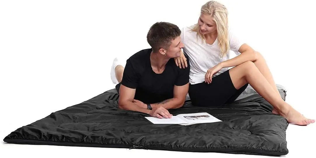 Double Sleeping Bag for 2 Adults | Queen XL, All-Season, -20°C to -35°C