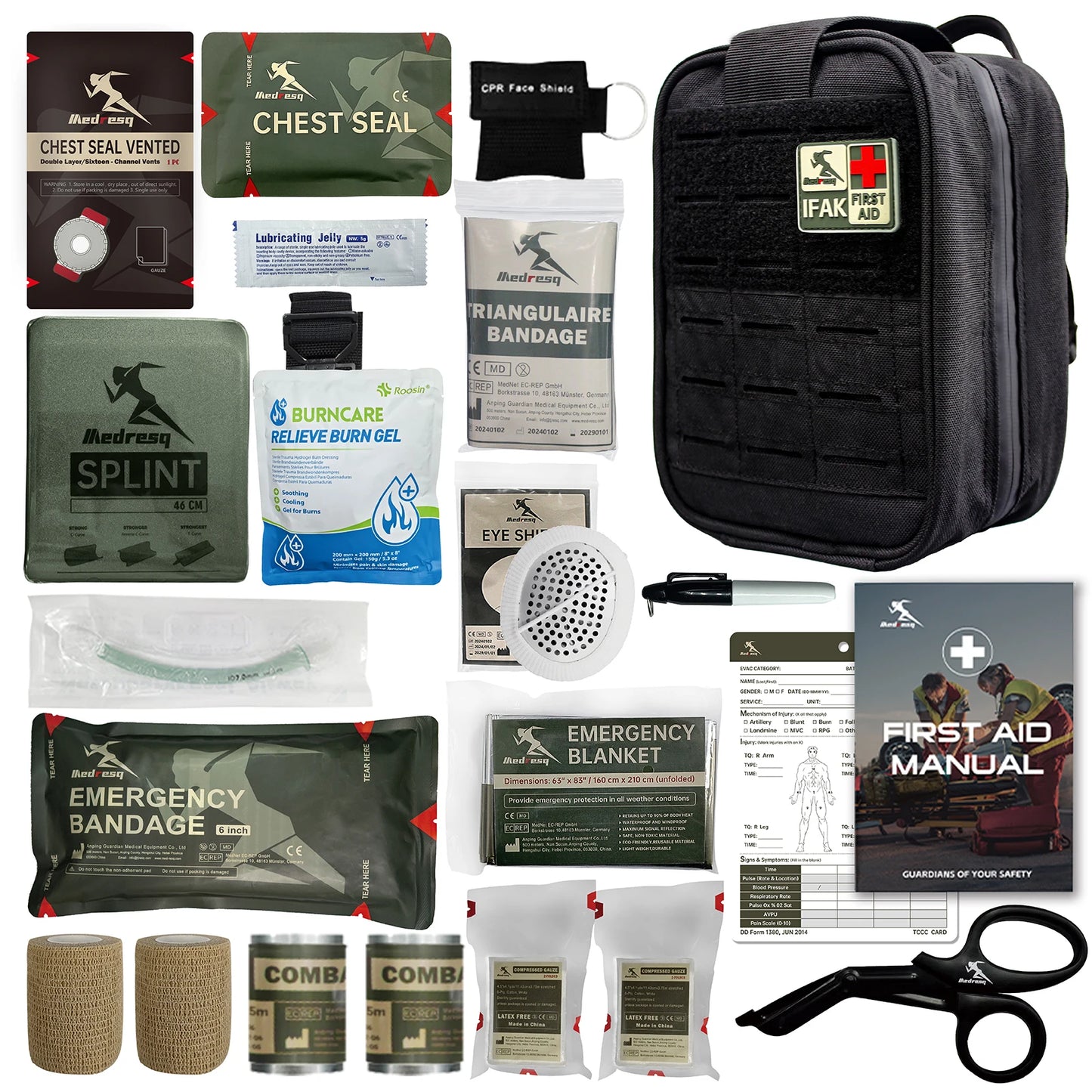 Medresq IFAK First Aid Kit | Emergency Bleeding Control & Survival Gear