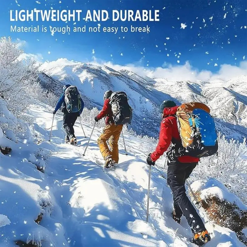 Multi-Purpose Trekking Pole with Compass, Flint and Screwdriver
