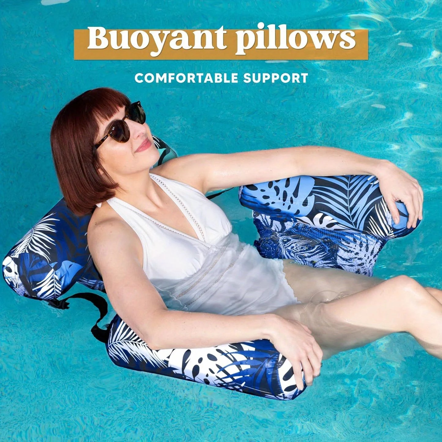2 Pack Inflatable Floating Lounge Chairs
