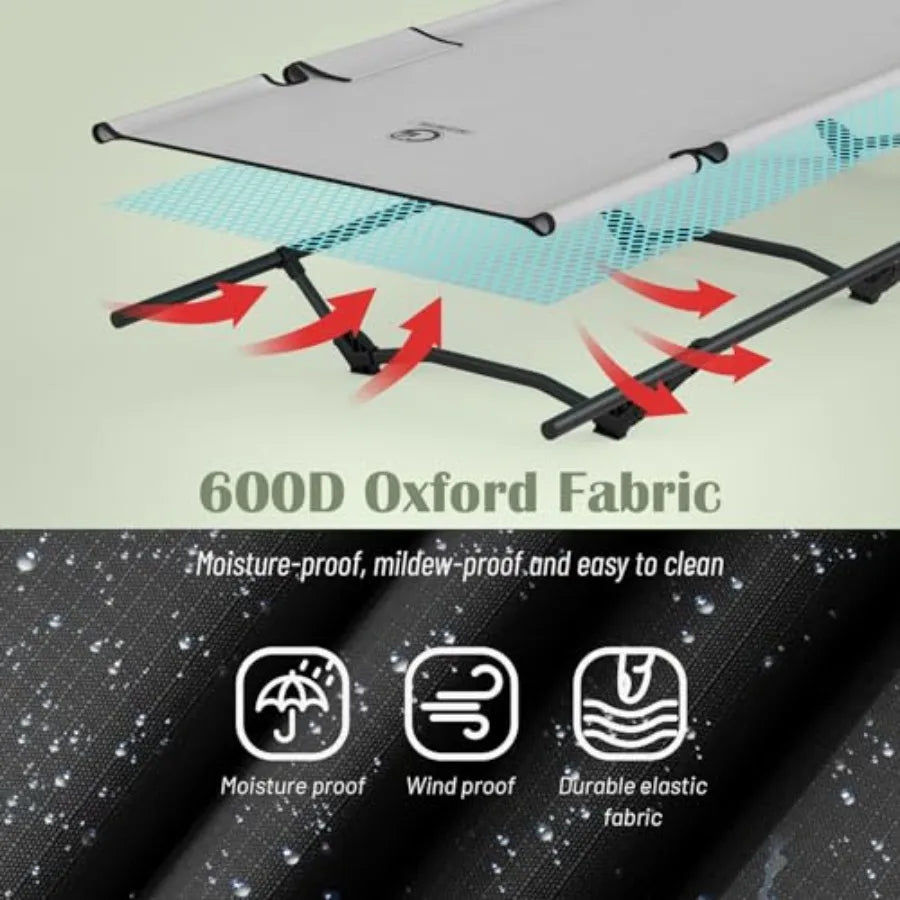 Durable, Foldable, Ultralight Camp Cot
