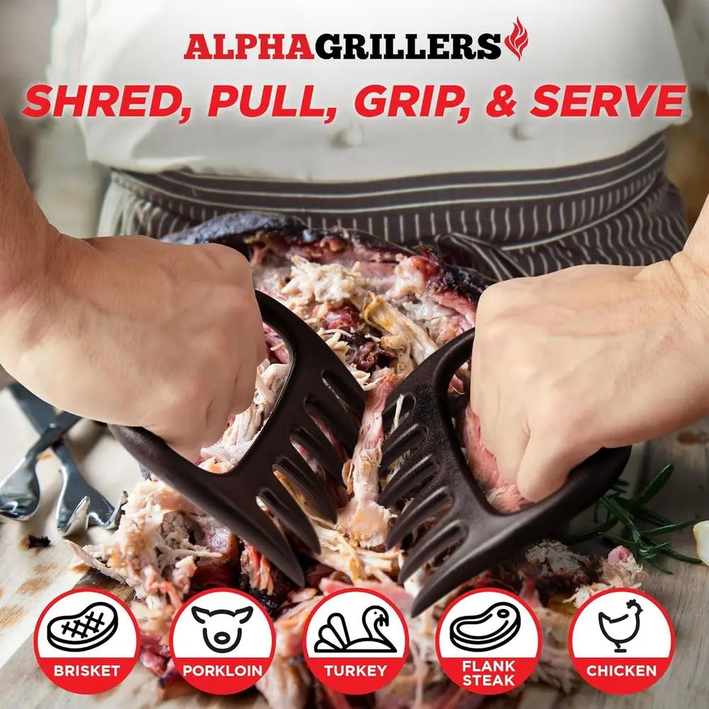 BBQ Bear Claw Meat Shredders | Pulled Pork & Chicken Shredding Claws
