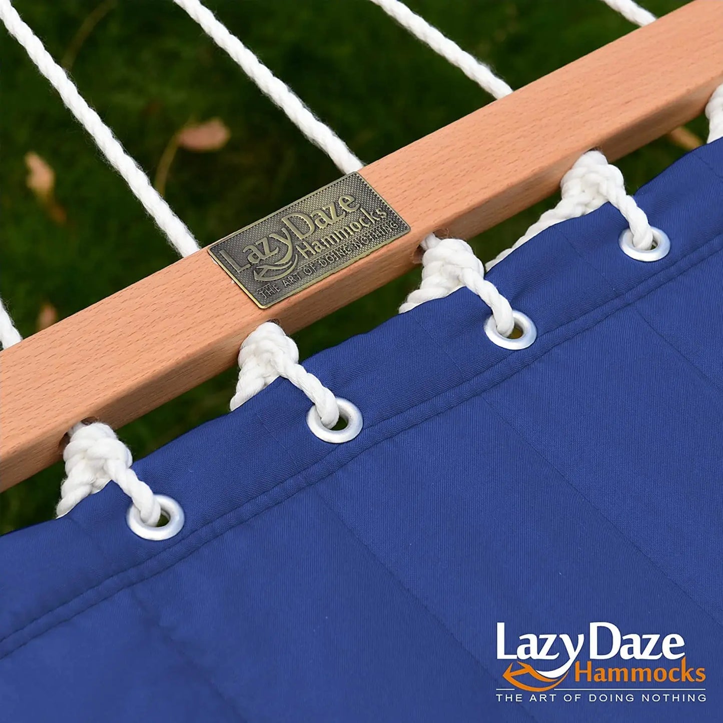 Quilted 2 Person Hammock with 15FT Steel Stand, 450 lbs, Capacity