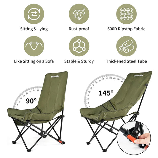 High Back Moon Chair