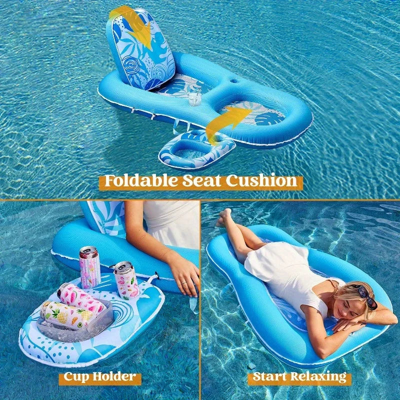 Fabric Lounge Float | Pool & Lake Float for Adults & Teens