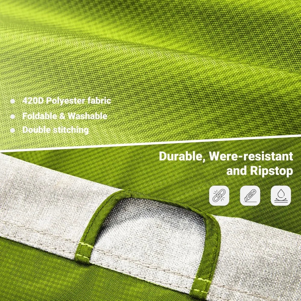 Heavy Duty Camping Cot with Pillow