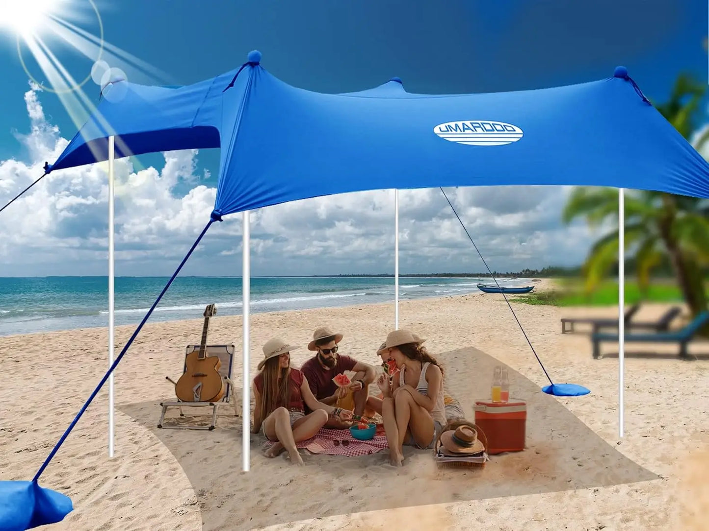 Beach Tent Canopy Sun Shade 10×10FT