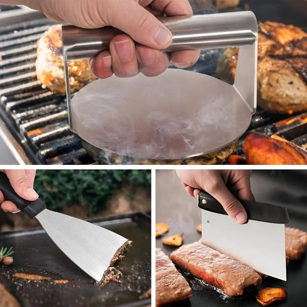 5-Piece Full Handle BBQ Grill Accessories