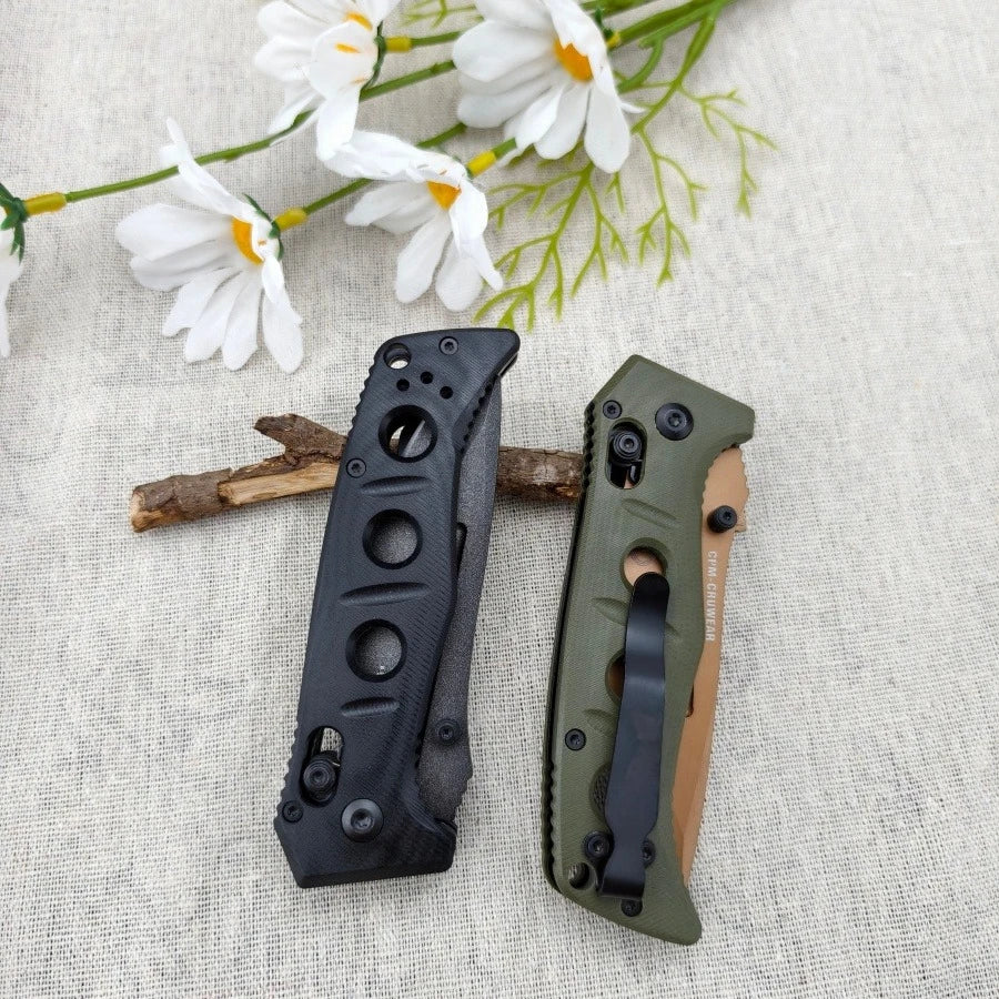 BM 273 Lightweight Folding Knife — D2 Blade, G10 Handle