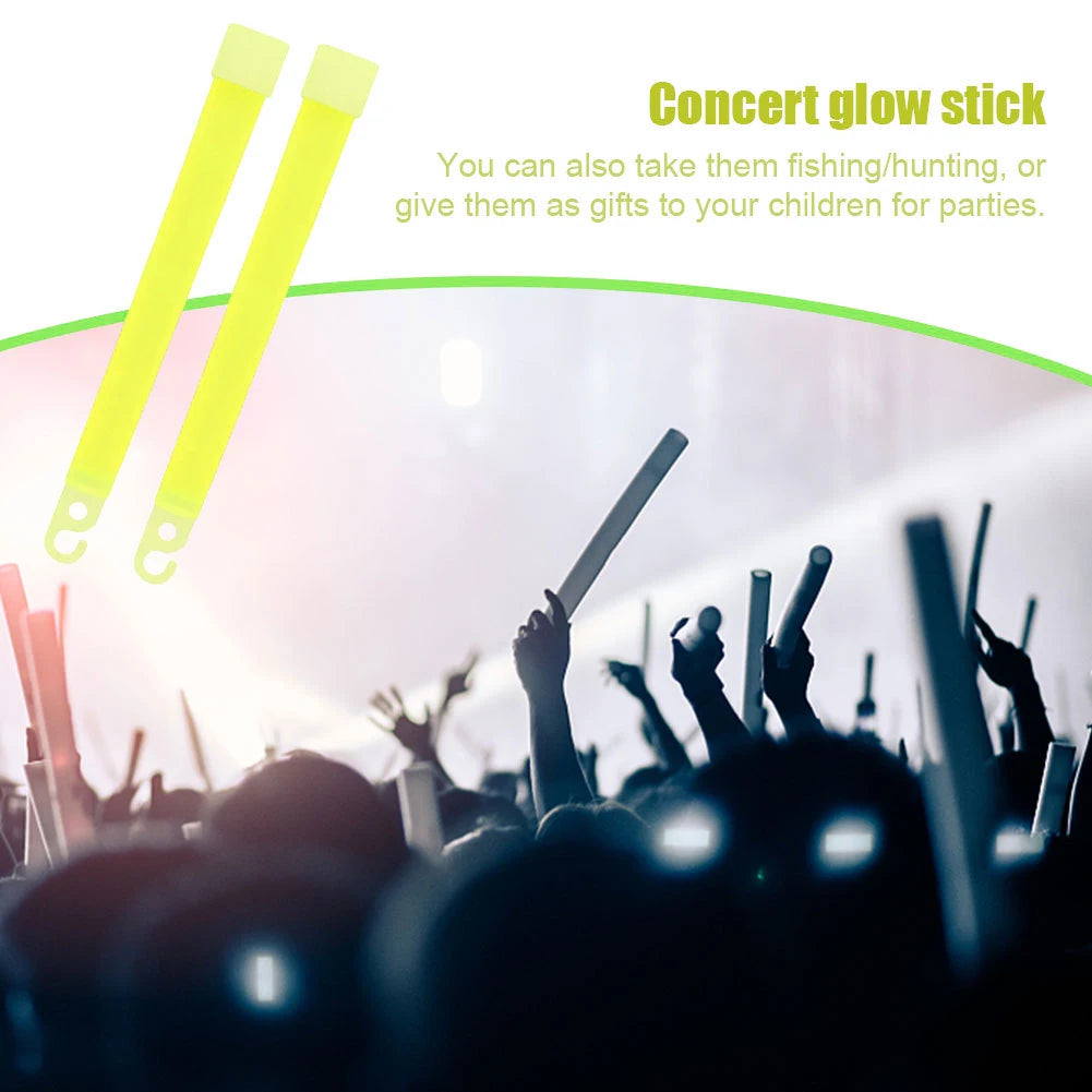 LED Glow Sticks – 6 Inch Survival Light Sticks for Camping, Hiking & Emergency SOS