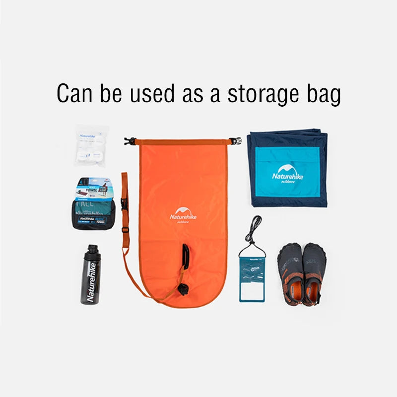 Naturehike Waterproof Swim Buoy Dry Bag | Inflatable Beach & Trekking Storage Bag