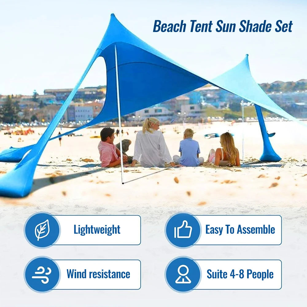 Lycra Beach Canopy Tent UV Protection