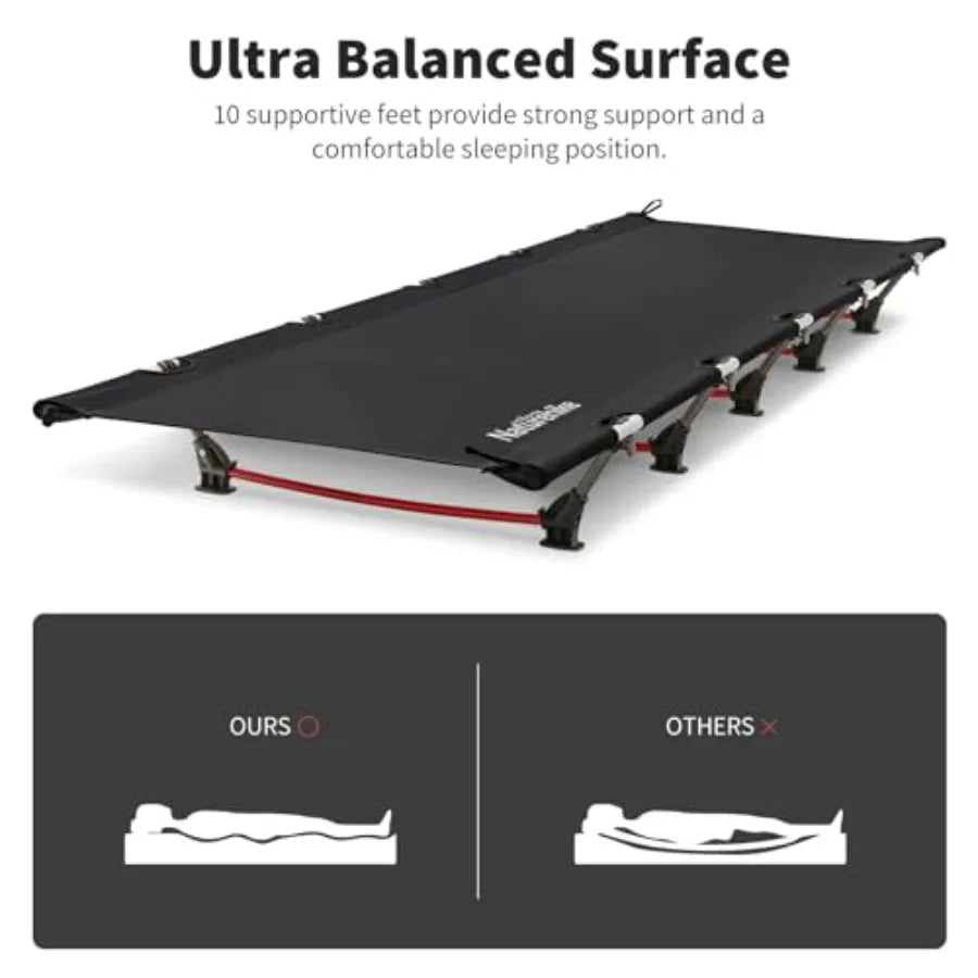 Ultralight Camping Cot with Storage Bag