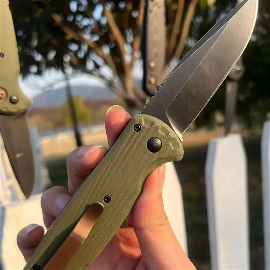 BM 4300 Folding Knife with G10 Handle