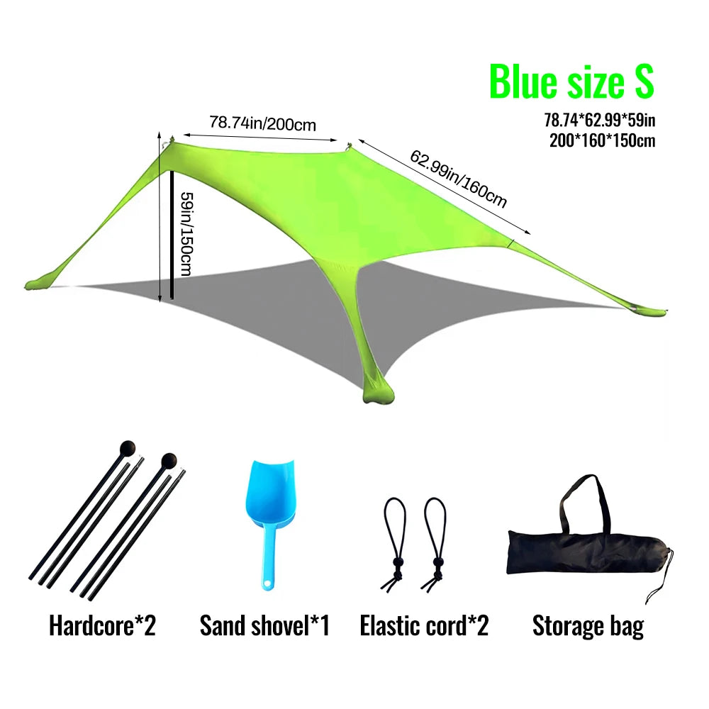 Lycra Beach Canopy Tent UV Protection