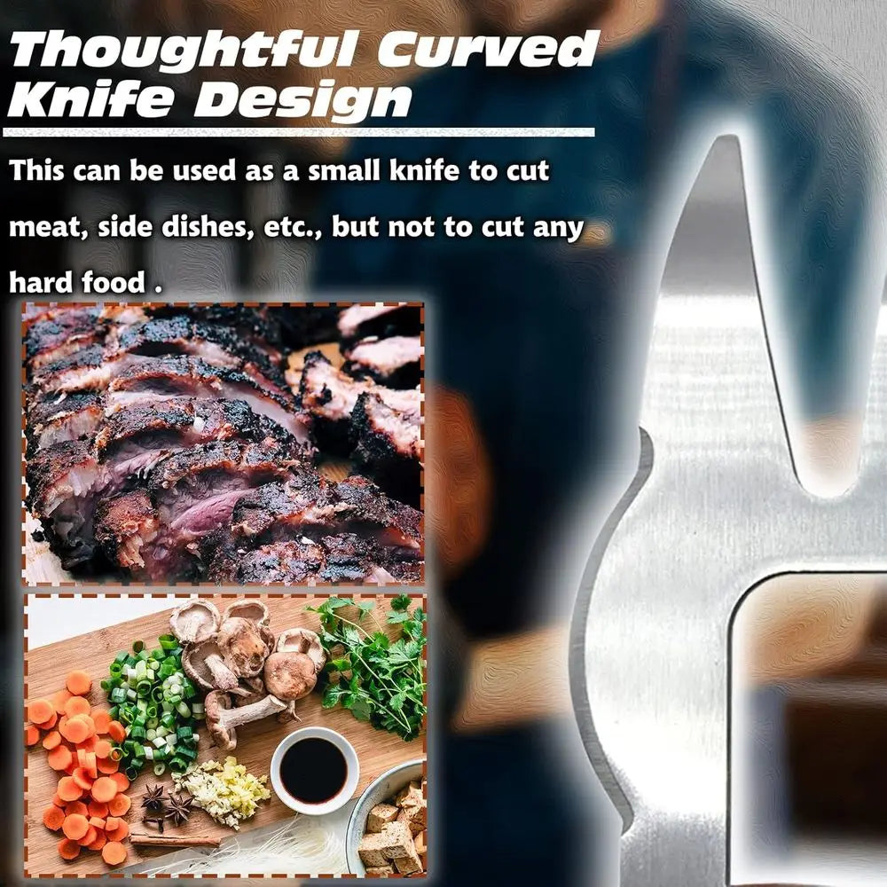 Stainless Steel Meat Shredder Claws | BBQ Pulled Pork & Carving Claws