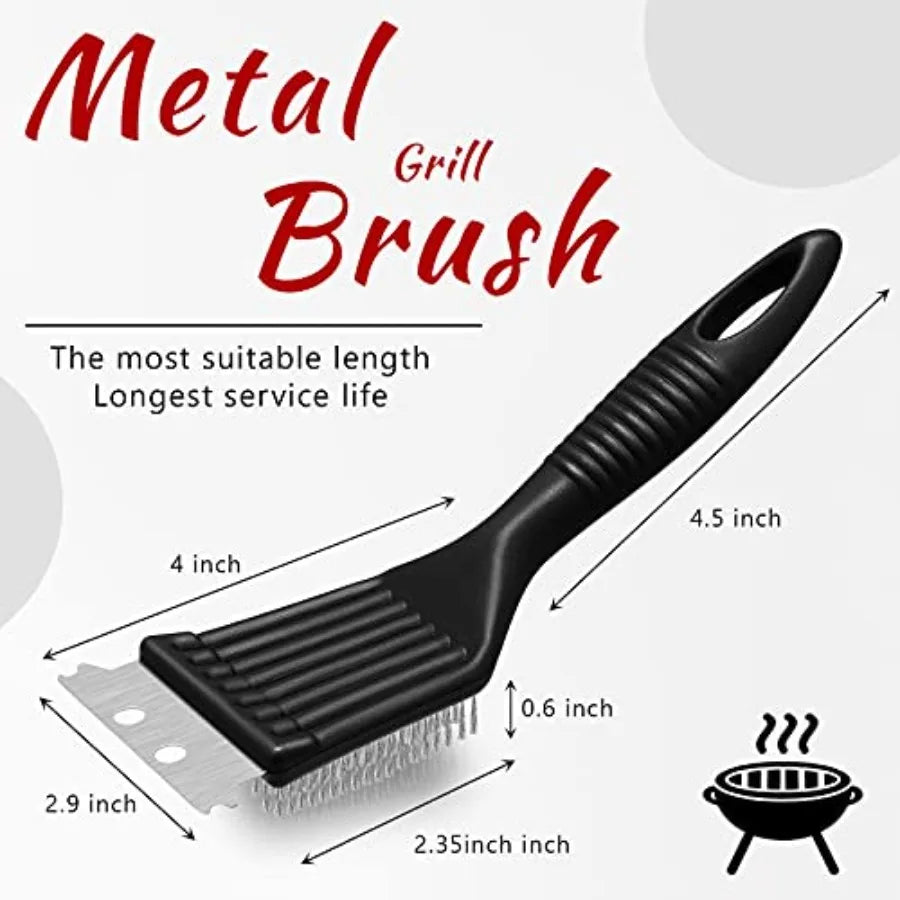 BBQ Grill Brush & Scraper (2-Pack)