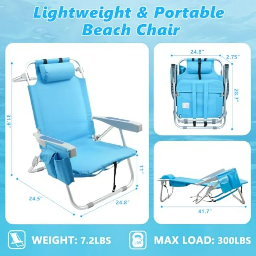 Folding Backpack Beach Chair