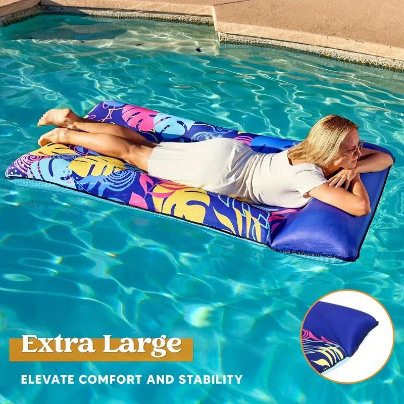 XL Fabric Inflatable Lounger (68" x 34")