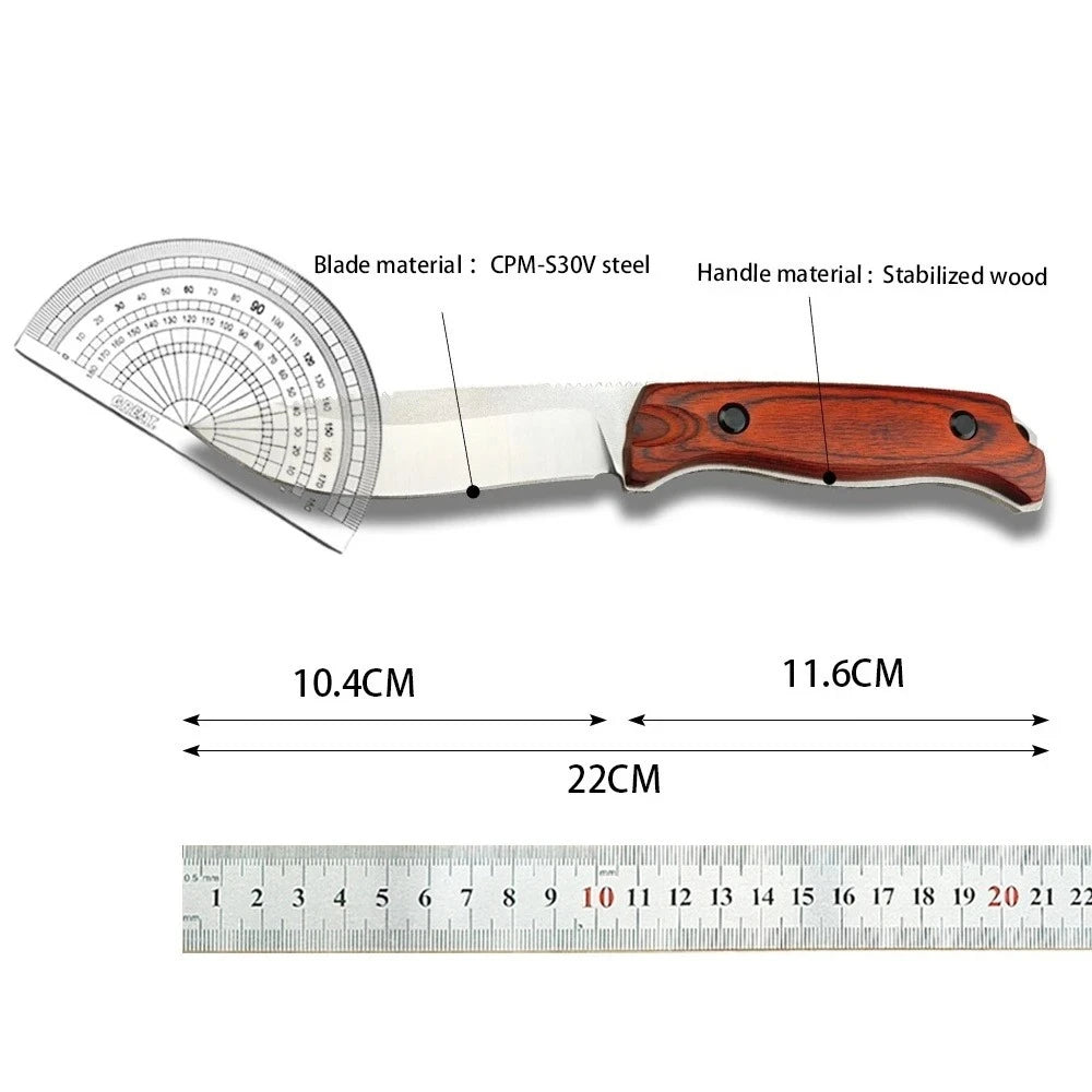 Portable EDC Utility Knife with Sheath — Camping & Outdoor Multi-Tool