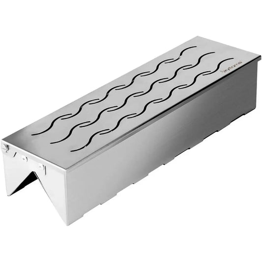 Wood Chip Smoker Box | Stainless Steel BBQ Smoke Box for Gas & Charcoal Grills