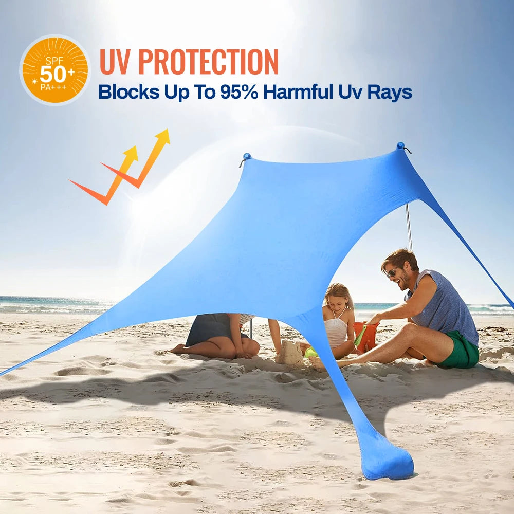 Lycra Beach Canopy Tent UV Protection