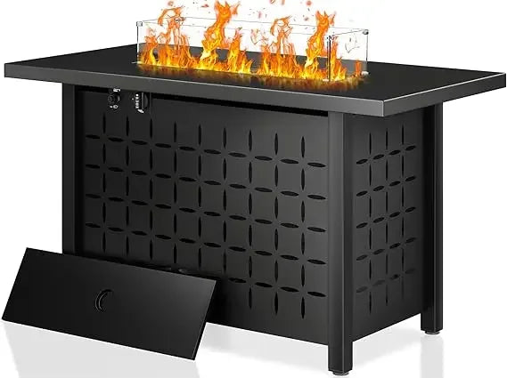 50,000 BTU Outdoor Propane Fire Pit Table - 43 Inches