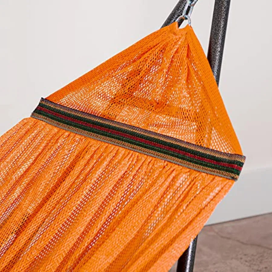 Hammock with Collapsible Steel Stand 450 LB Capacity and Carrying Case