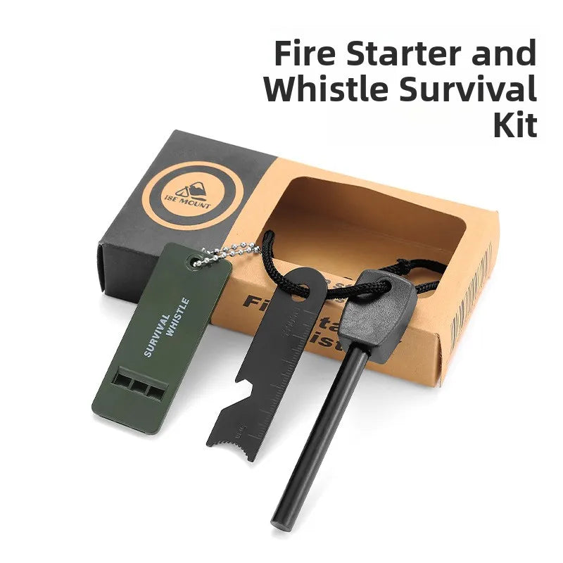 Multi Function Outdoor Survival Box Set Striking Flint