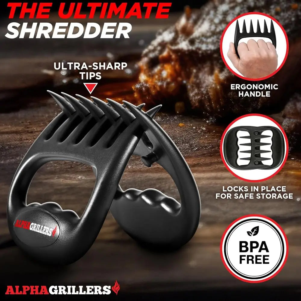 BBQ Bear Claw Meat Shredders | Pulled Pork & Chicken Shredding Claws