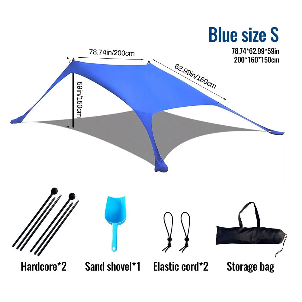 Lycra Beach Canopy Tent UV Protection