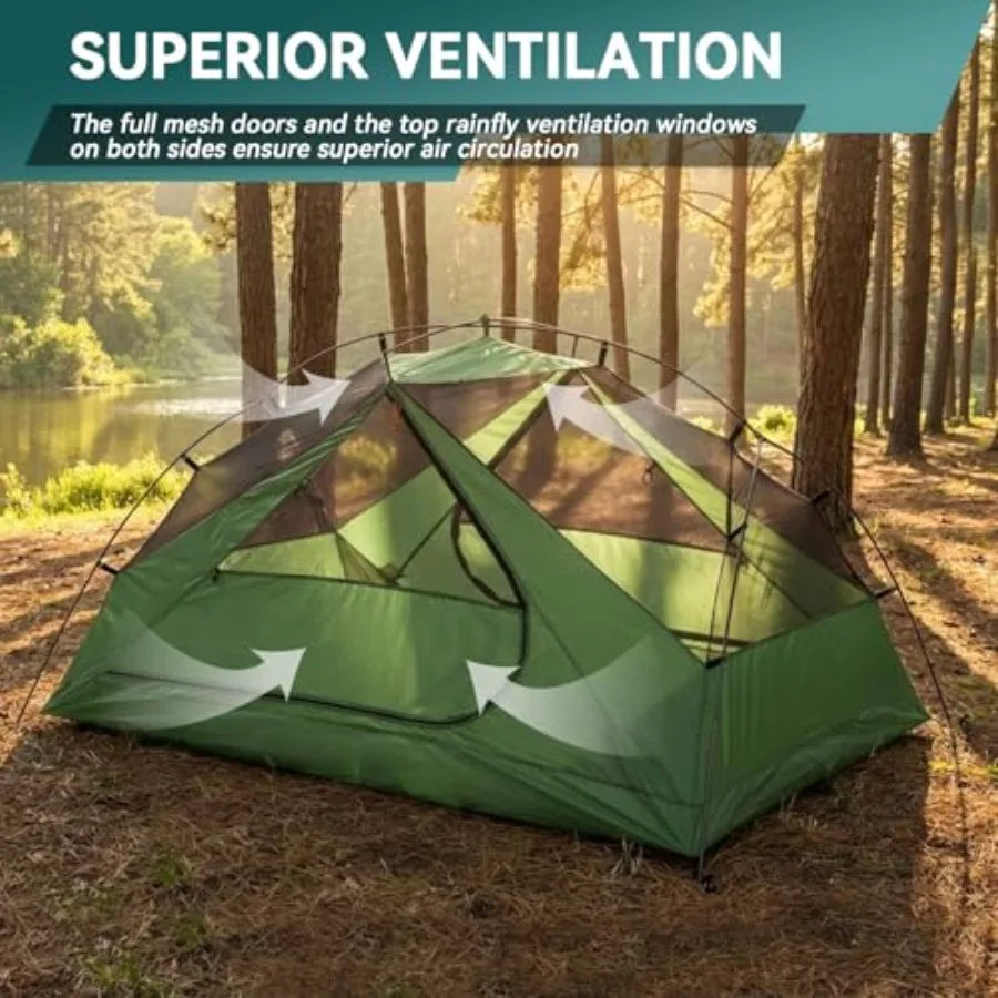 Lightweight Two Person Waterproof Tent