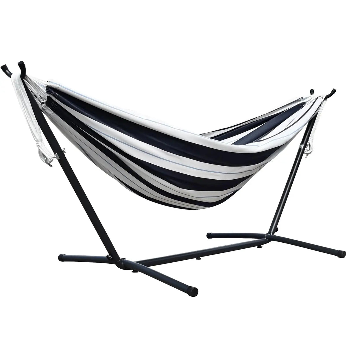 Double Sunbrella Hammock with Steel Stand – 450 lb Capacity, 6 Colors