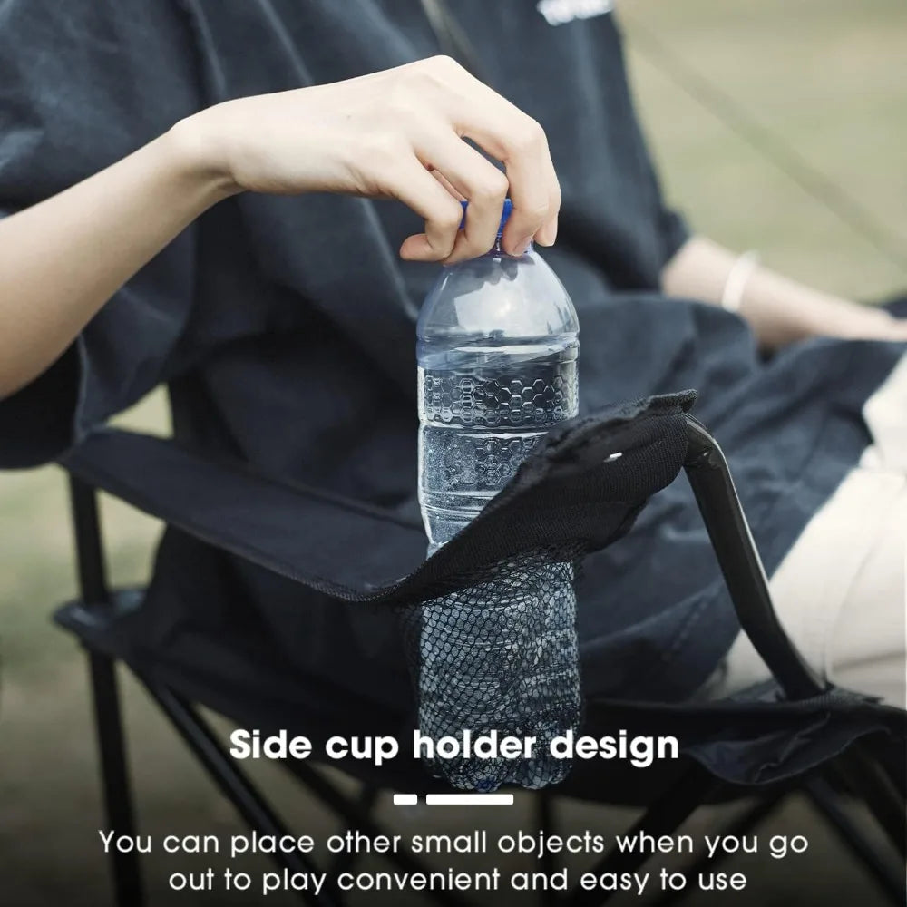 Lightweight Folding Camp Chair – Portable Outdoor Chair for Beach, Lawn & Patio