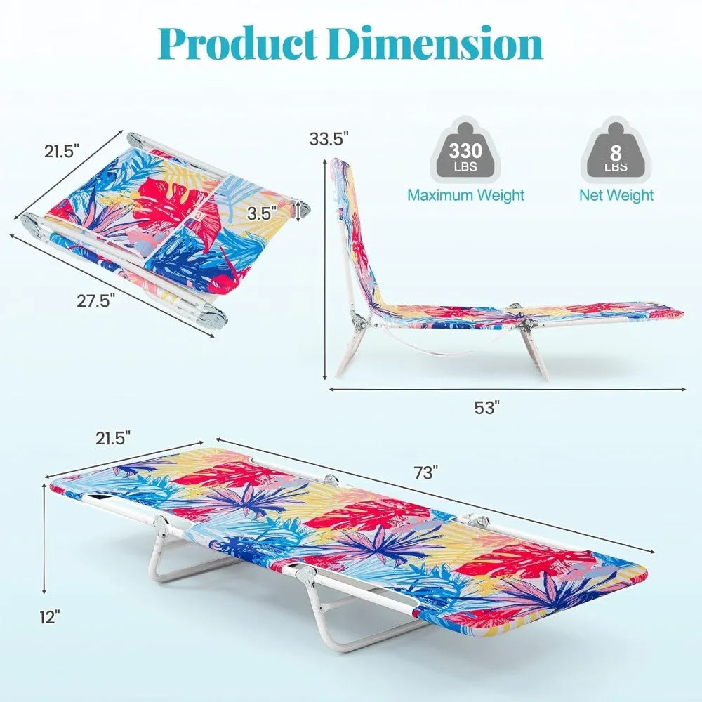 Adjustable Folding Tanning Chair