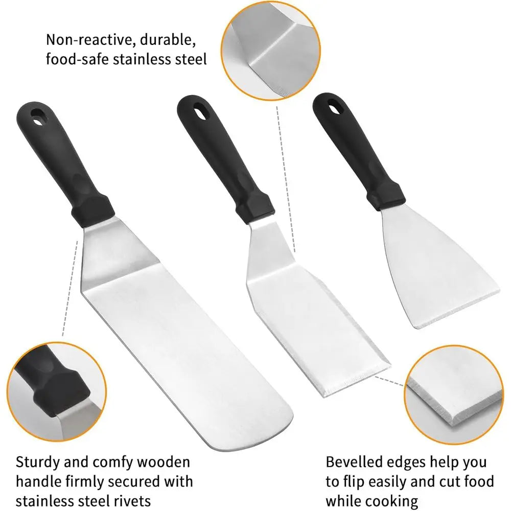 5-Piece Full Handle BBQ Grill Accessories