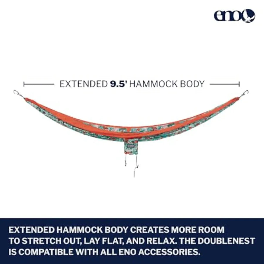 Camping Hammock for 1-2 persons, lightweight, ultra-portable