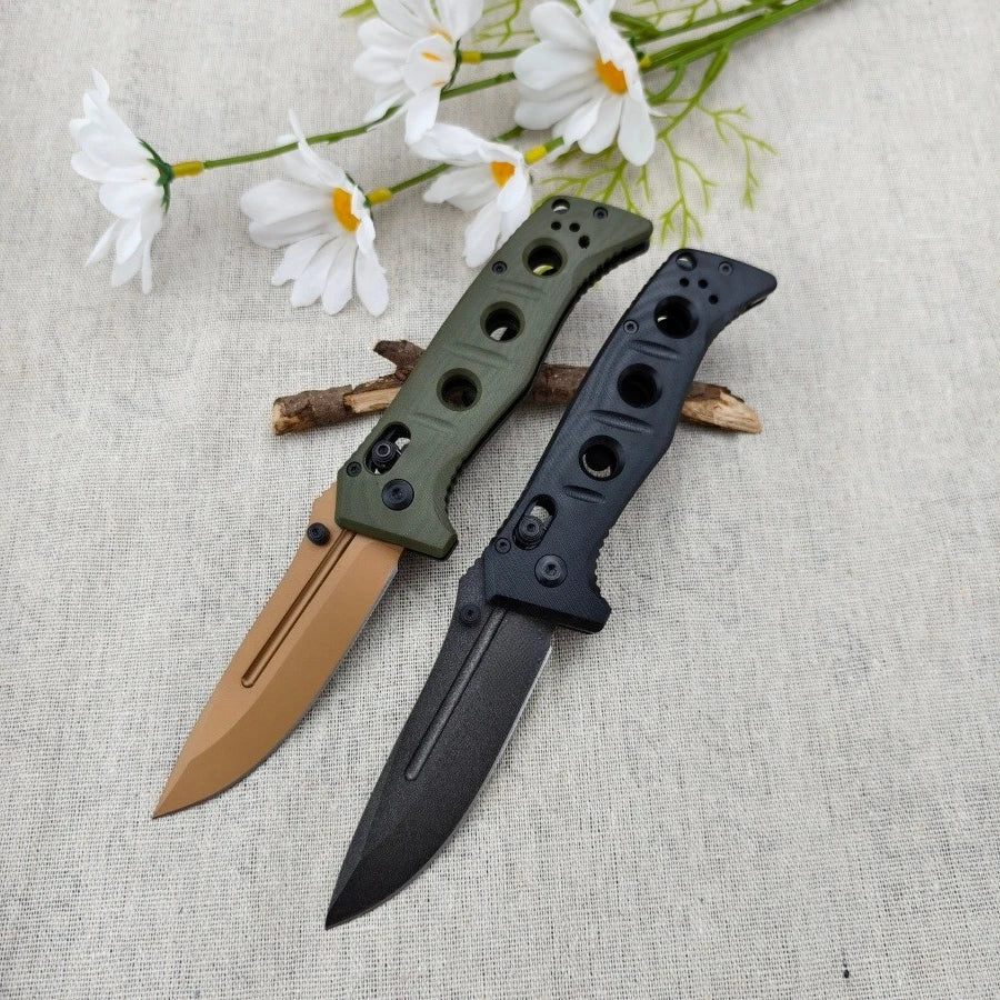 BM 273 Lightweight Folding Knife — D2 Blade, G10 Handle