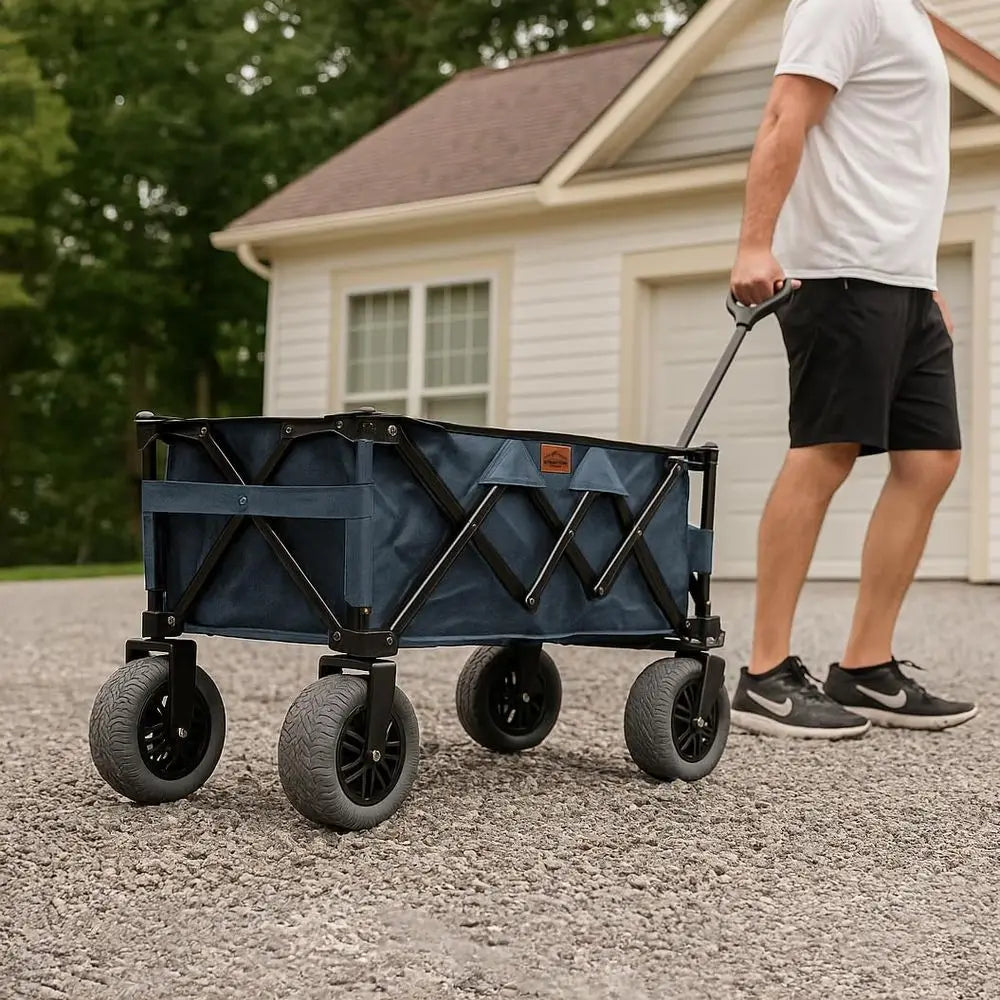 Beach Wagon with Big Wheels for Sand - 300lb Capacity