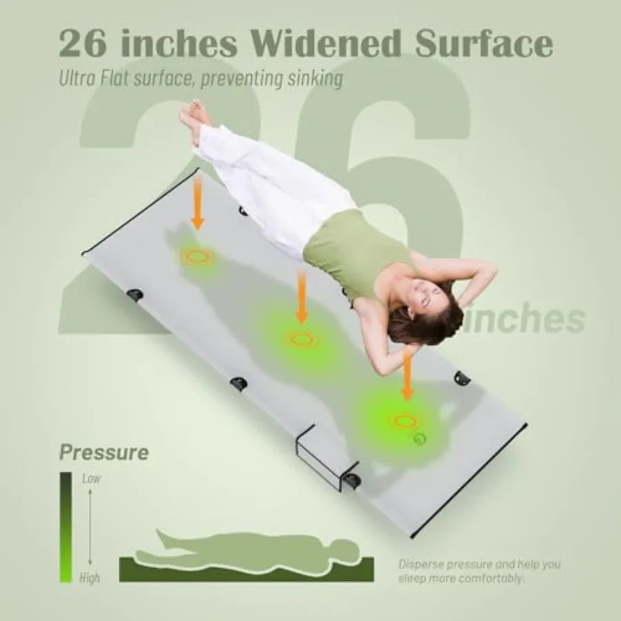 Durable, Foldable, Ultralight Camp Cot