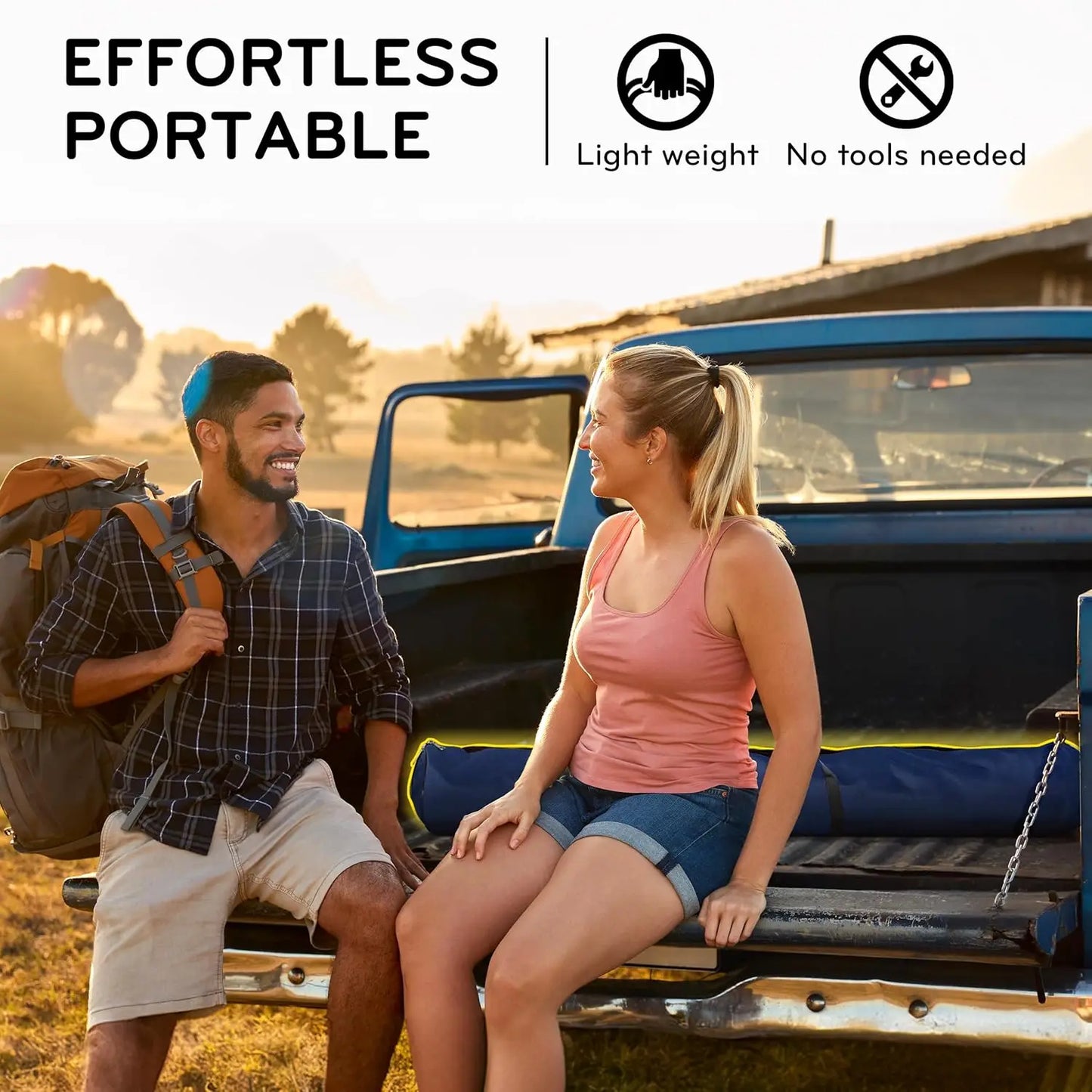 Foldable Double Portable Hammock with Stand 600lbs Capacity
