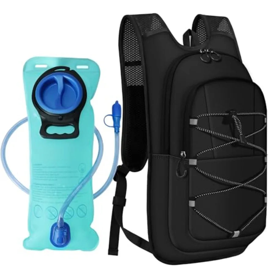 Hydration Backpack - Lightweight with 2L Water Bladder