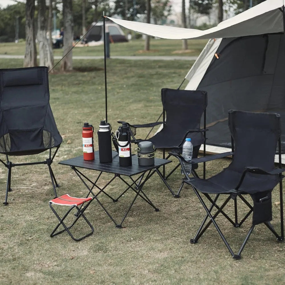 Lightweight Folding Camp Chair – Portable Outdoor Chair for Beach, Lawn & Patio