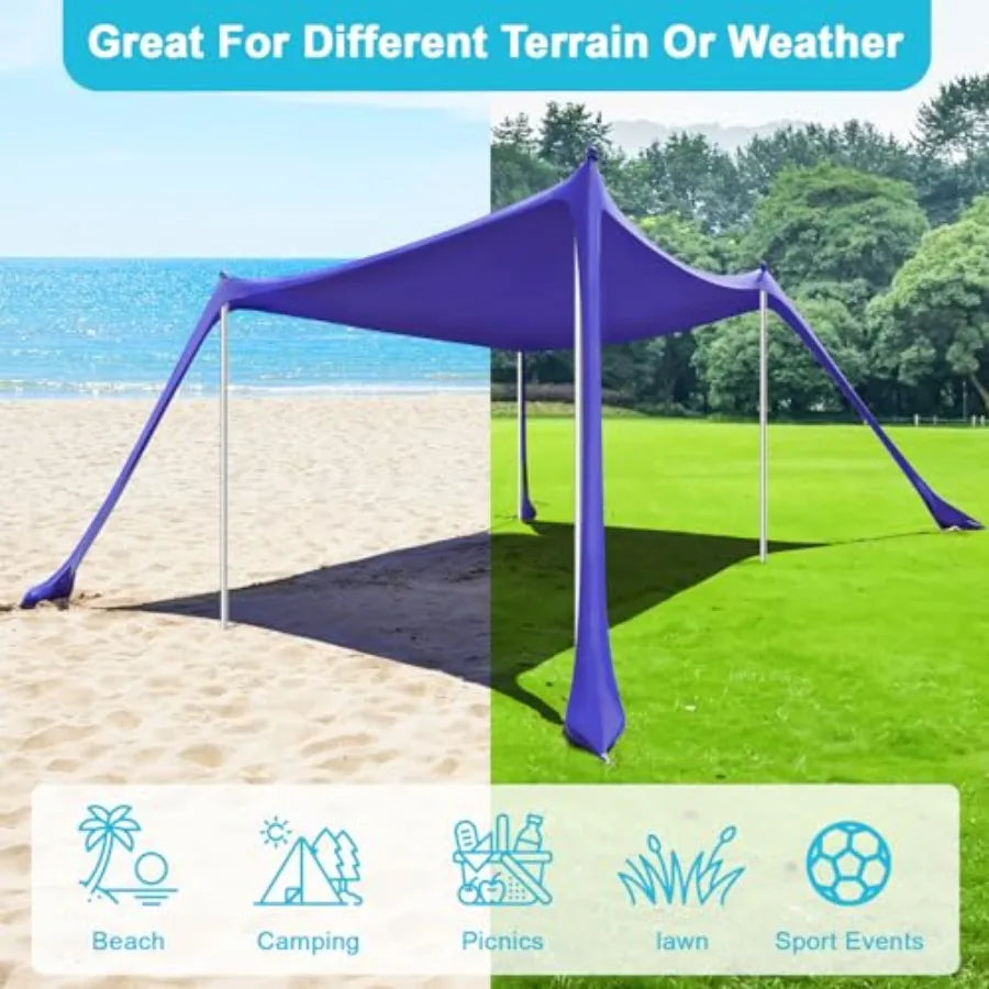 10 x 10 FT Beach Canopy